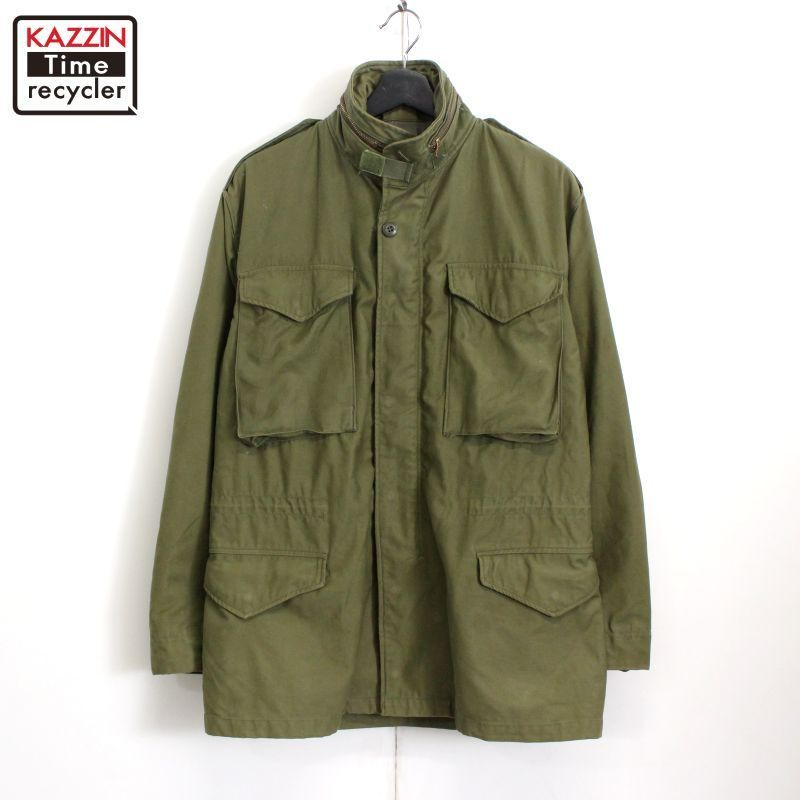 70s USA製 vintage U.S.ARMY  M-65 フィールド 3rd グレーライナー ミリタリージャケット メンズ 表記small-regularサイズ