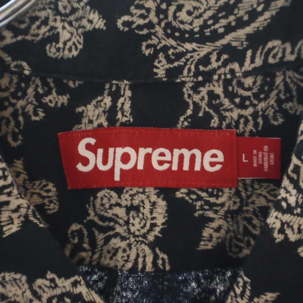 SUPREME (シュプリーム) 24AW Paisley Flannel Shirt ペイズリー