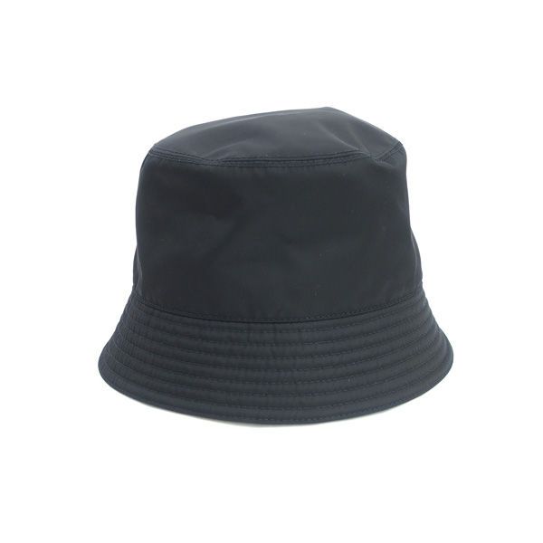PRADA | プラダ ◆Re Nylon バケットハット トライアングル 三角ロゴ ブラック 1HC137 メンズ|MEN|男性|ボーイズ|紳士 帽子|ぼうし|ハット|キャップ|帽 ブランド