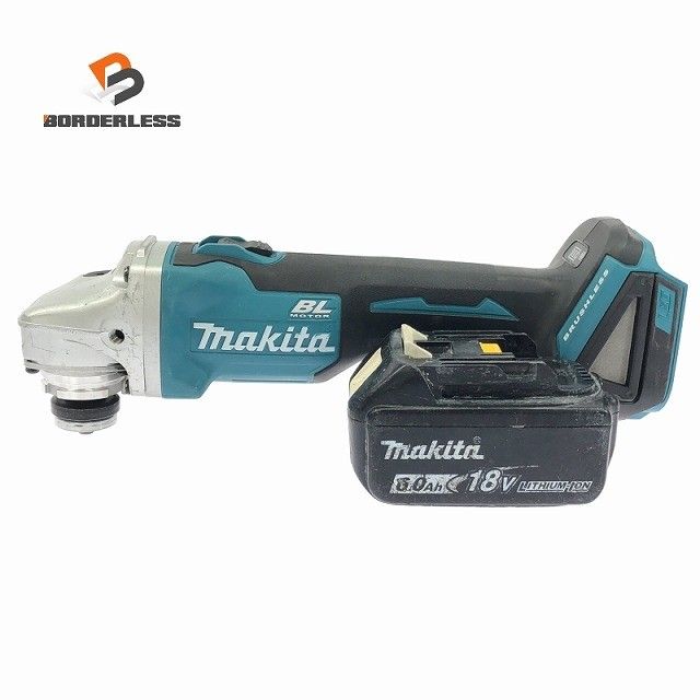品 makita マキタ 18V 100mm 充電式ディスクグラインダ GA404DN バッテリ1個 18V6.0Ah 研磨 切断116586