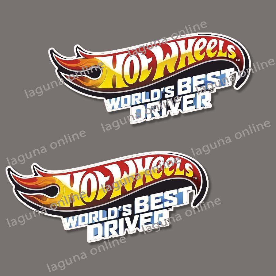 hotwheels エンブレム 黒 デカールステッカーホットウィール アメリカン