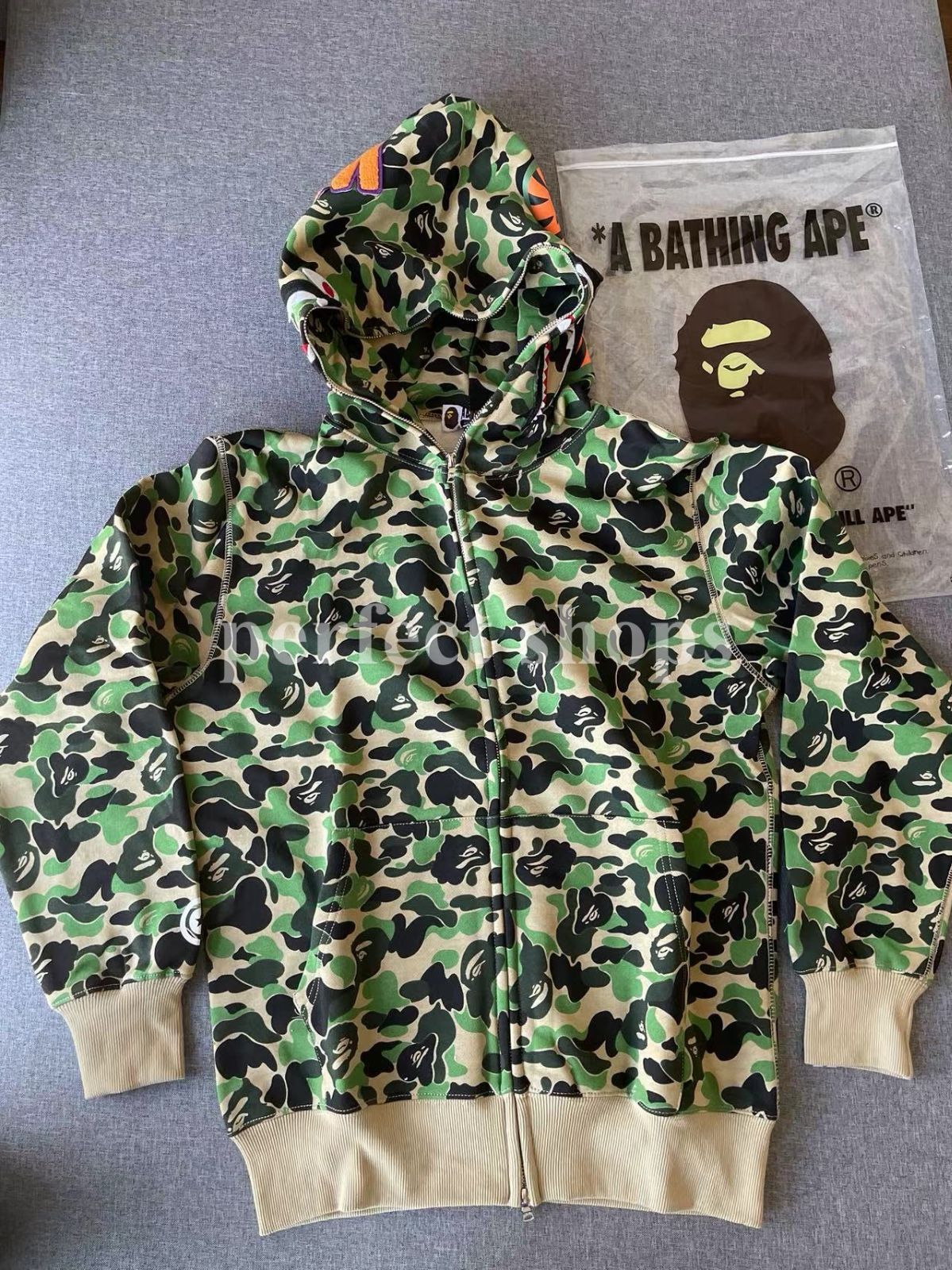 ⭐大人氣 ⭐A BATHING APE アベイシングエイプ ファッション メンズ レディース シャークパーカー 男女兼用