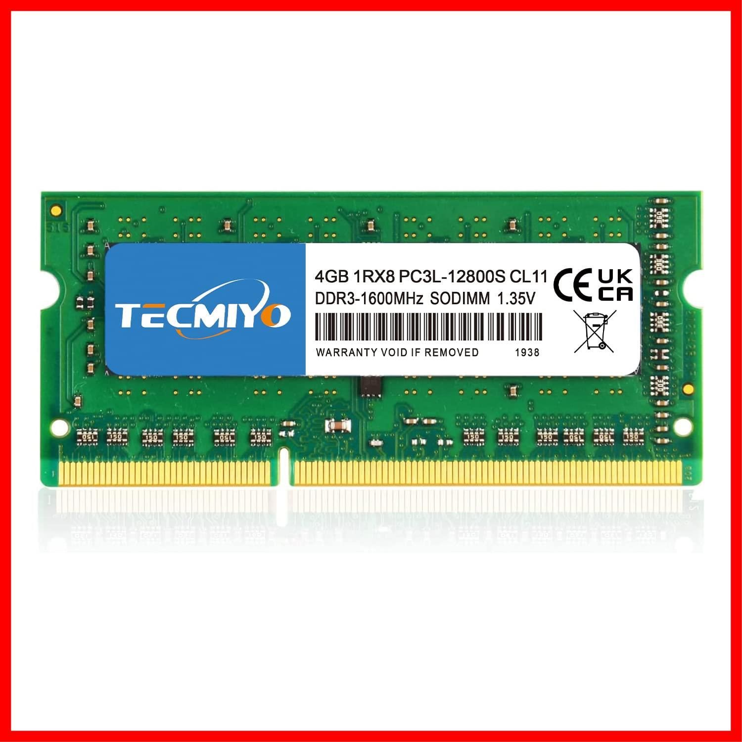 人気商品】電圧1.35V RAM Non-ECC 204Pin CL11 SODIMM 1600MHz DDR3L