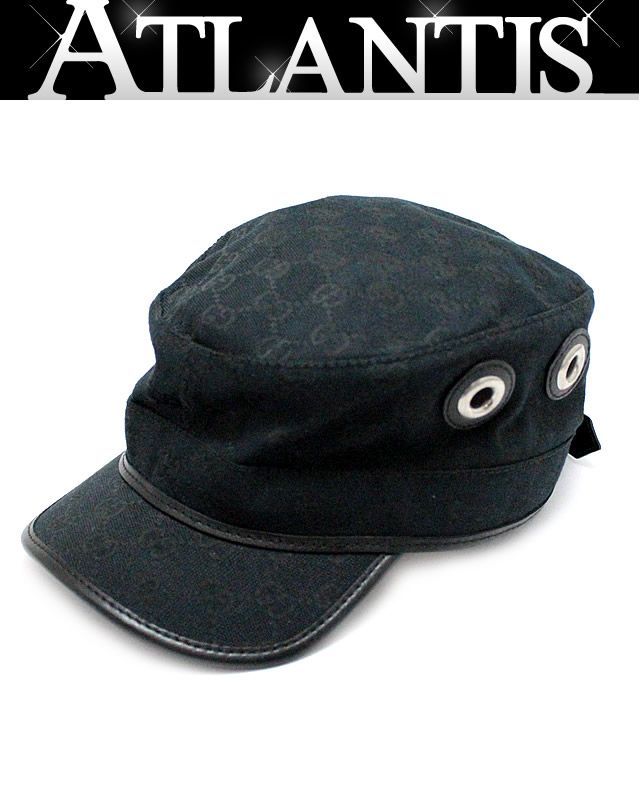 グッチ GUCCI GG柄 キャスケット ワークキャップ 帽子 size L