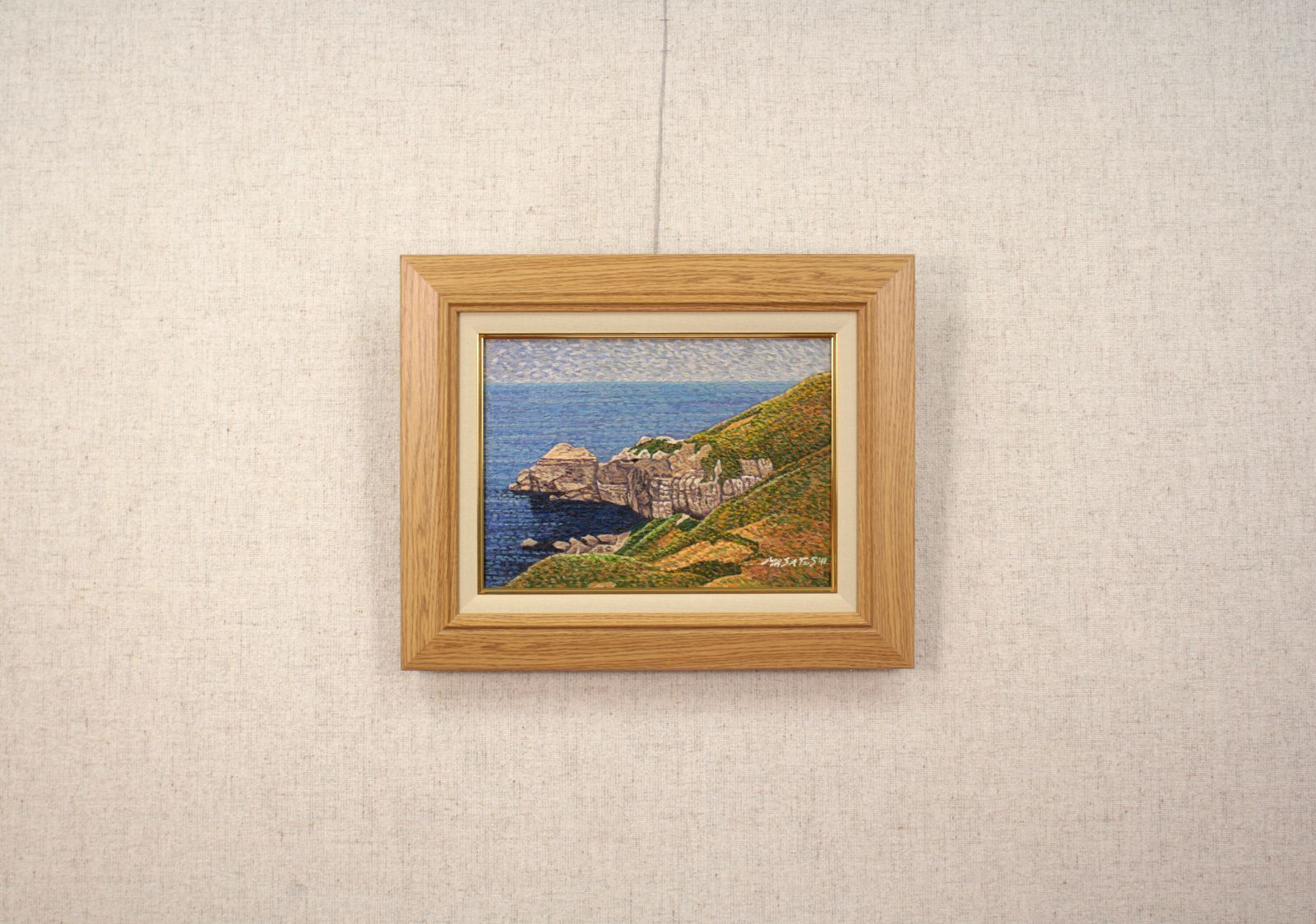 渡辺正敏『岬』油彩画【真作保証】 絵画 渡辺正敏『岬』油彩画【真作保証】 絵画 - メルカリ
