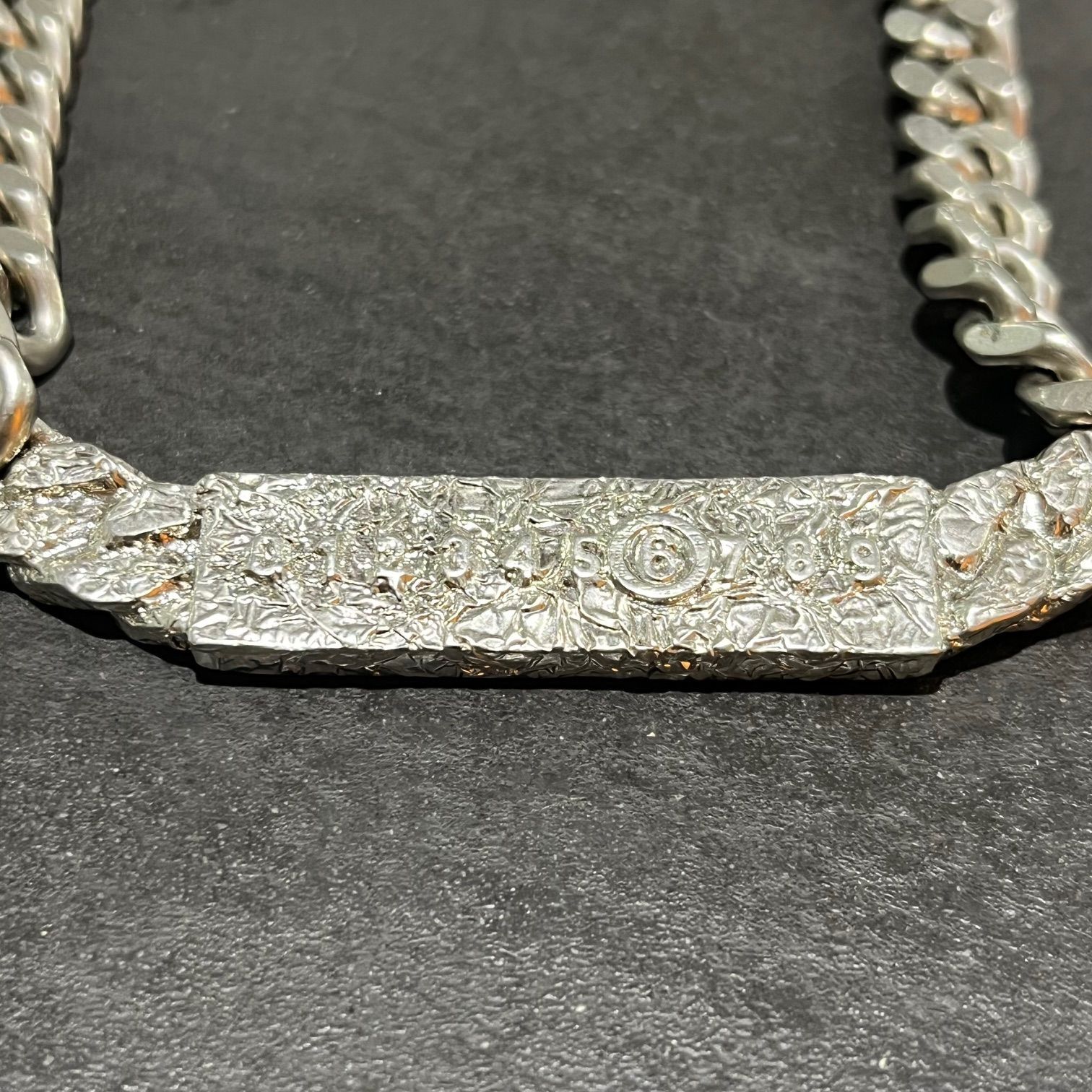 定価68200円 MM6 Maison Margiela 24SS foil necklace フォイル