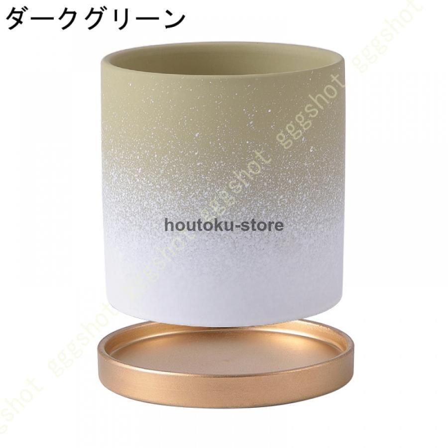 手作り陶器プランター ― アースグラデーション脚付き 5423 手作り陶器プランター ― アースグラデーション脚付き 5423