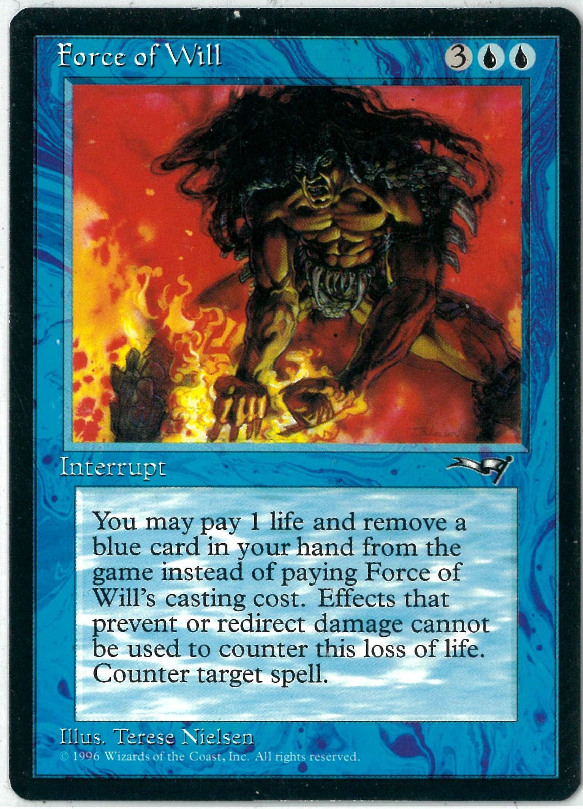 MTG/英語版/意志の力/Force of Will/アライアンス/Alliances/ALL/NM
