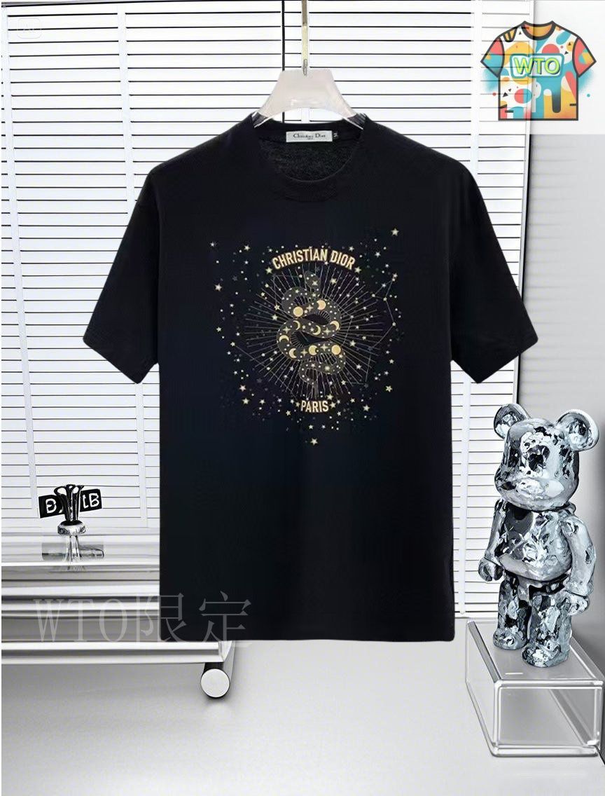 Dior ロゴTシャツ 今日WTO】Dior 25ss 刺繍ロゴ文字 T シャツ-XN82 - メルカリ
