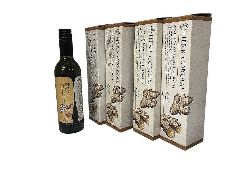 未開栓 ハーブコーディアル 飲料 有機クラシックジンジャー 4点 | マヌカハニー 1点 各360mL 賞味期限2026.08.21 ATK672741相