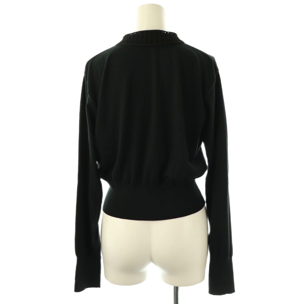SS25新作Mame Kurogouchiマメ クロゴウチ　カーディガン★完売品 Curved Sleeve Knitted Cardigan
