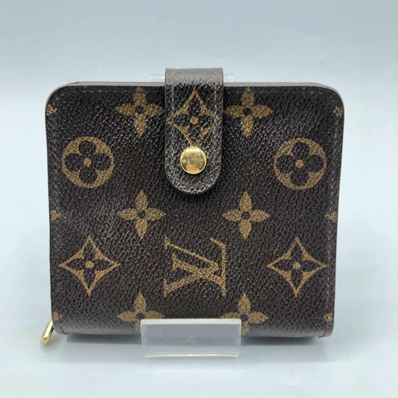 LOUIS VUITTON 折り財布 モノグラム コンパクトジップ M61667 フランス