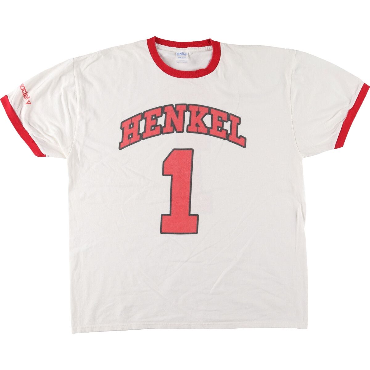 古着 00年代 PORTu0026COMPANY Henkel ヘンケル リンガー アドバタイジングTシャツ メンズXL/eaa410334