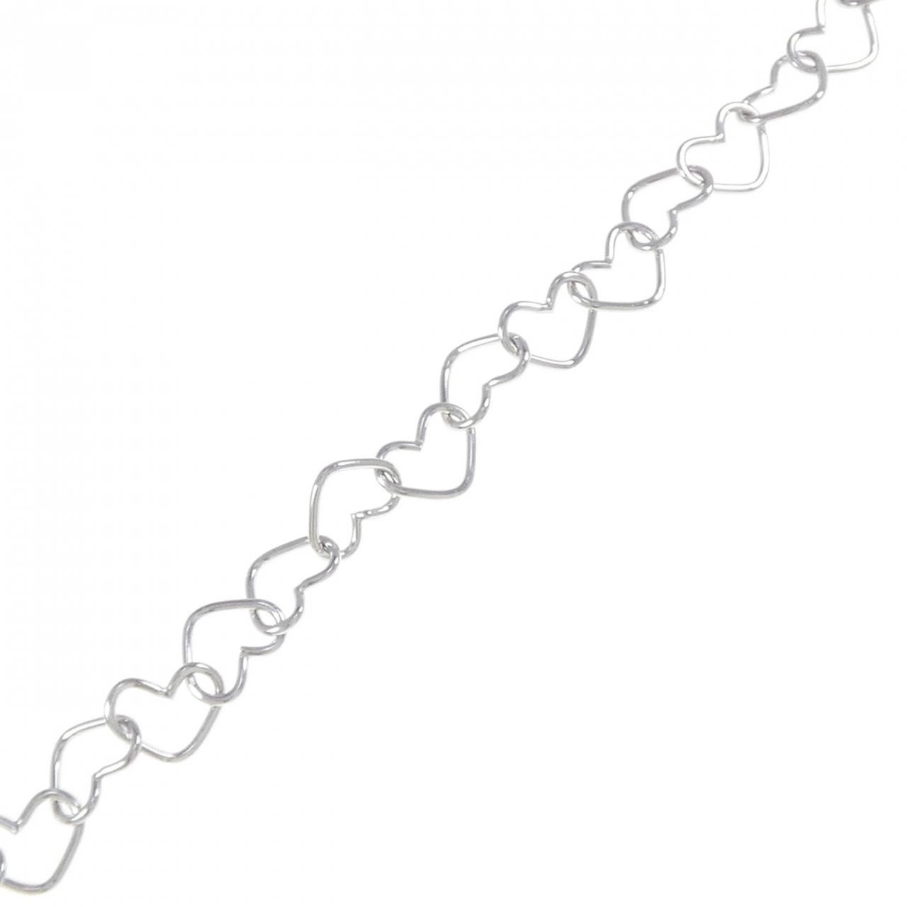 STAR JEWELRY K18WG ブレスレット 17cm 約3.39g