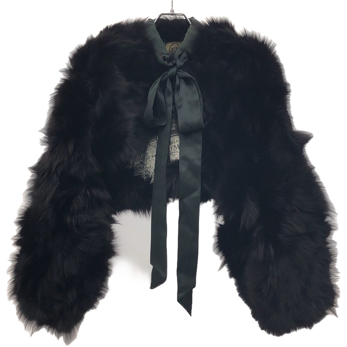 FENDI 毛皮　ボレロ FENDI フェンディ フォックスファーボレロ ジャケット ブラック