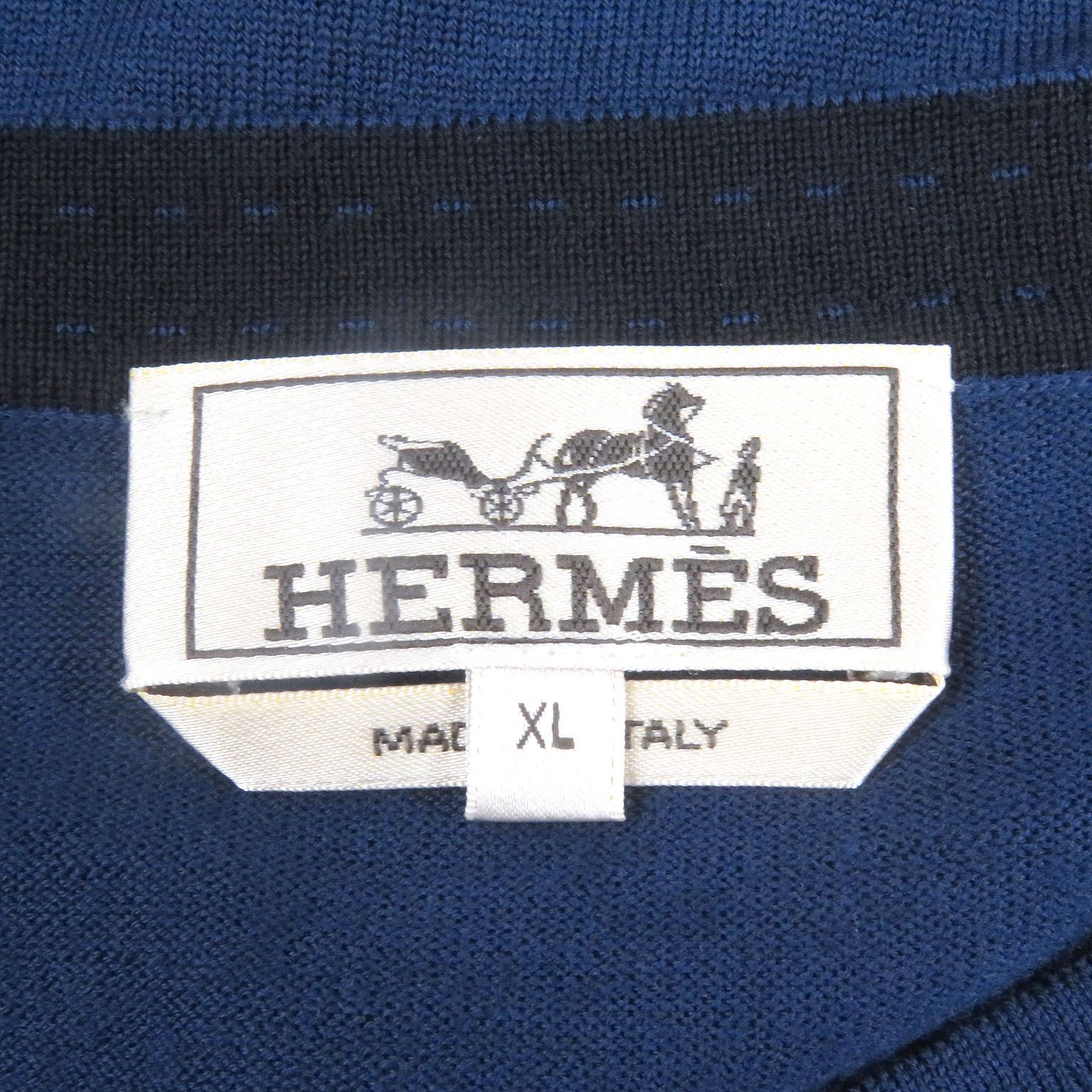 良品□HERMES エルメス 2020年製 ウール100％ Hロゴ サドルステッチ  