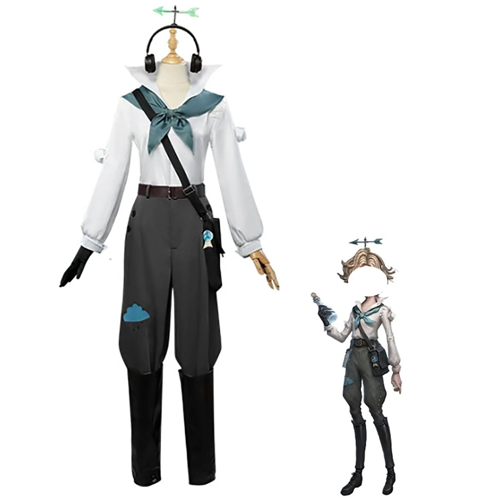 高品質 第五人格 気象学者 ウェンディ フート コスプレ衣装 道具付き ウィッグ 付き コスチューム ハロウィン クリスマスBJ0925ML03 ハロウィン