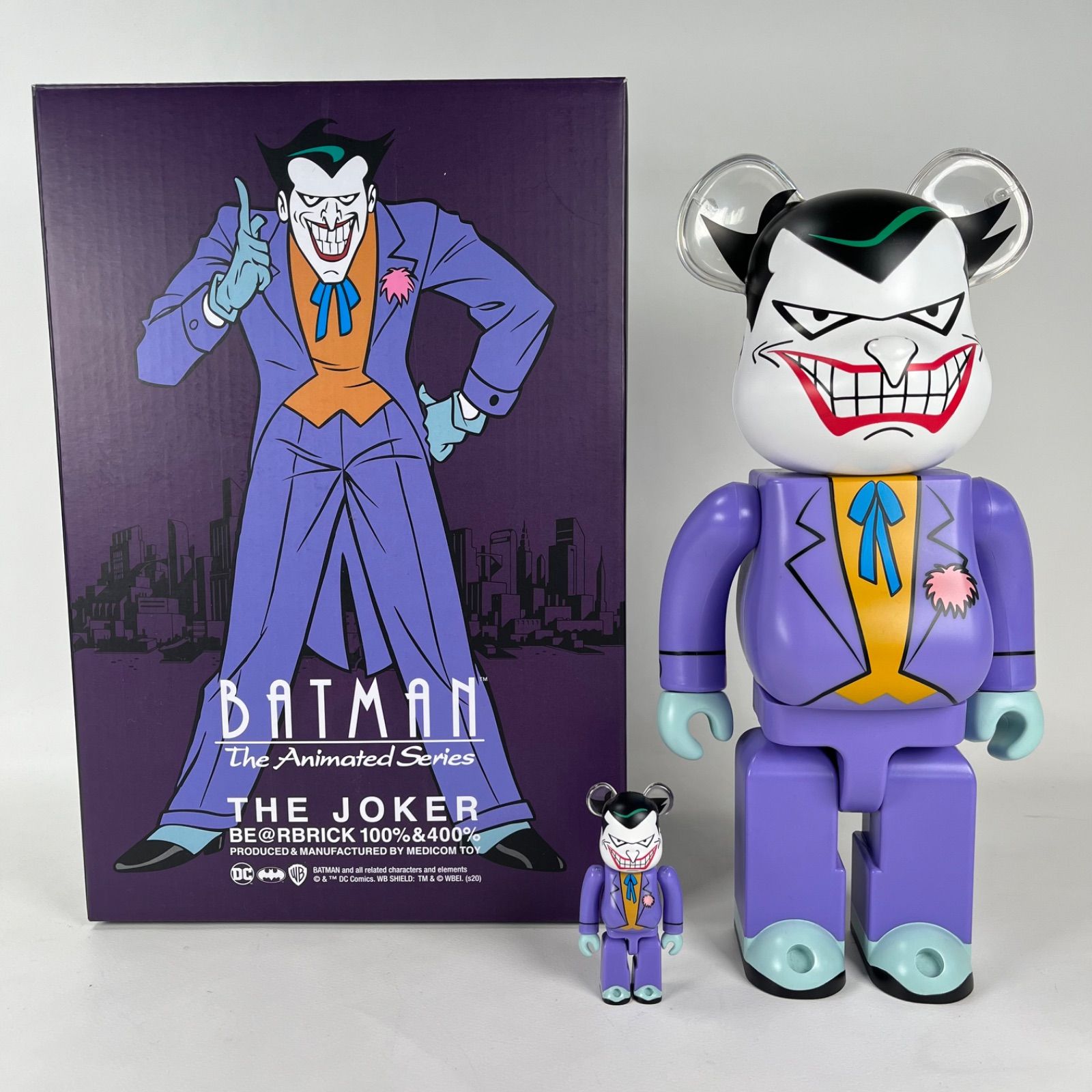 ベアブリックBE@RBRICK THE JOKER 100％ \u0026 400％ “F”