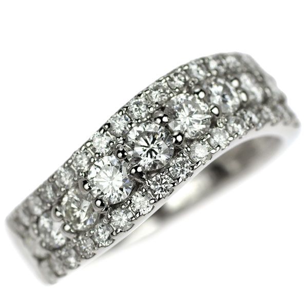 Pt900 ダイヤモンド リング 1.00ct - メルカリ