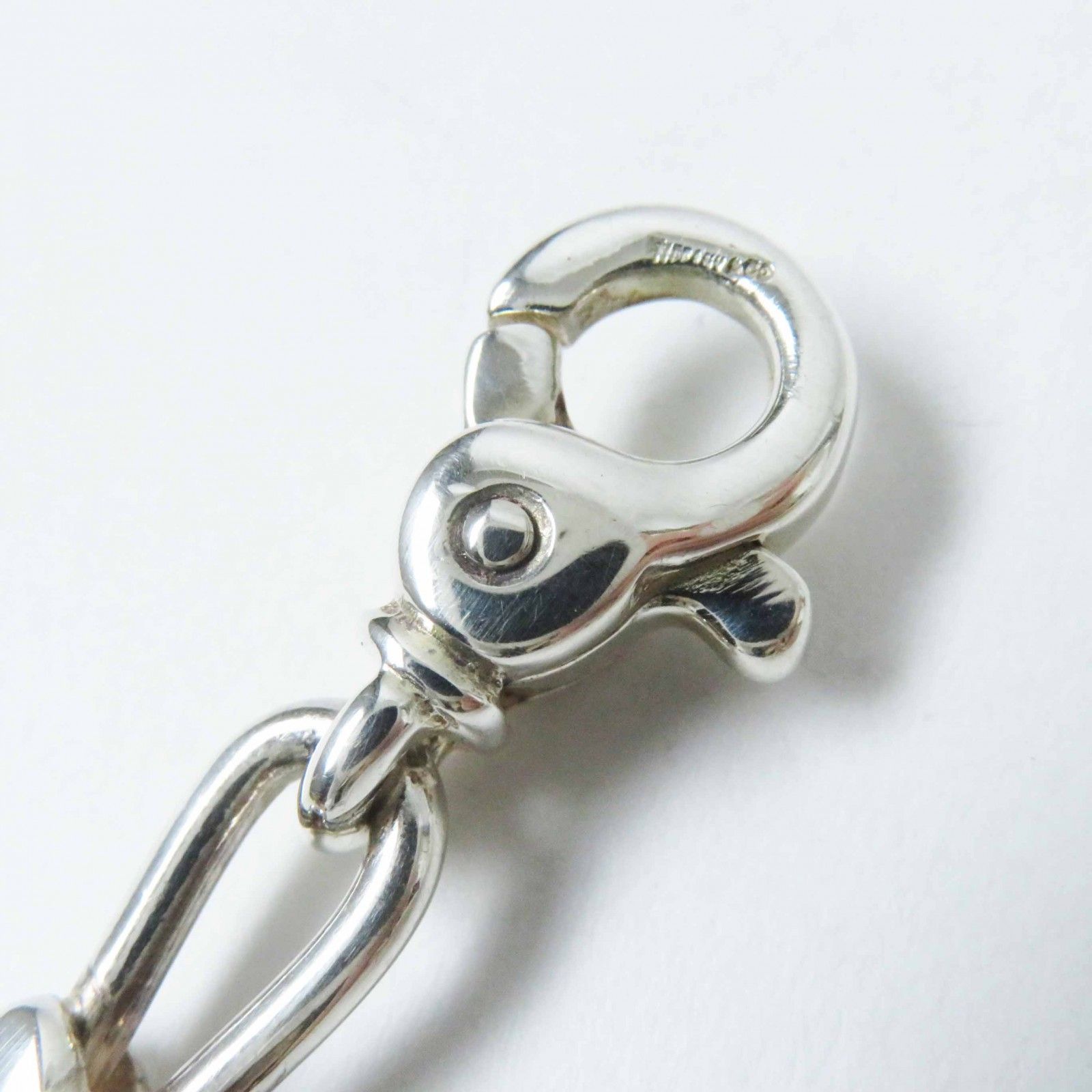 ティファニーハートロックブレスレットシルバーピンクゴールド750コンビ