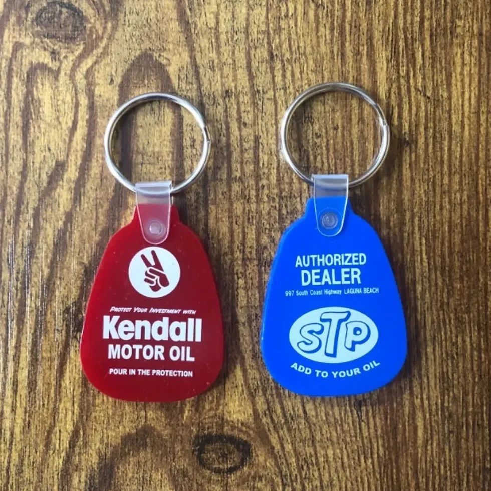 U.S.A Rubber Key Ring ラバーキーホルダー 2種セット KENDALL STP