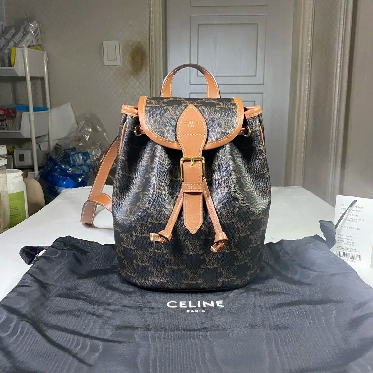CELINE　ダークブラウン ミニリュック 楽天市場】【良品】 セリーヌ ミニリュック ミニバッグ 肩掛け
