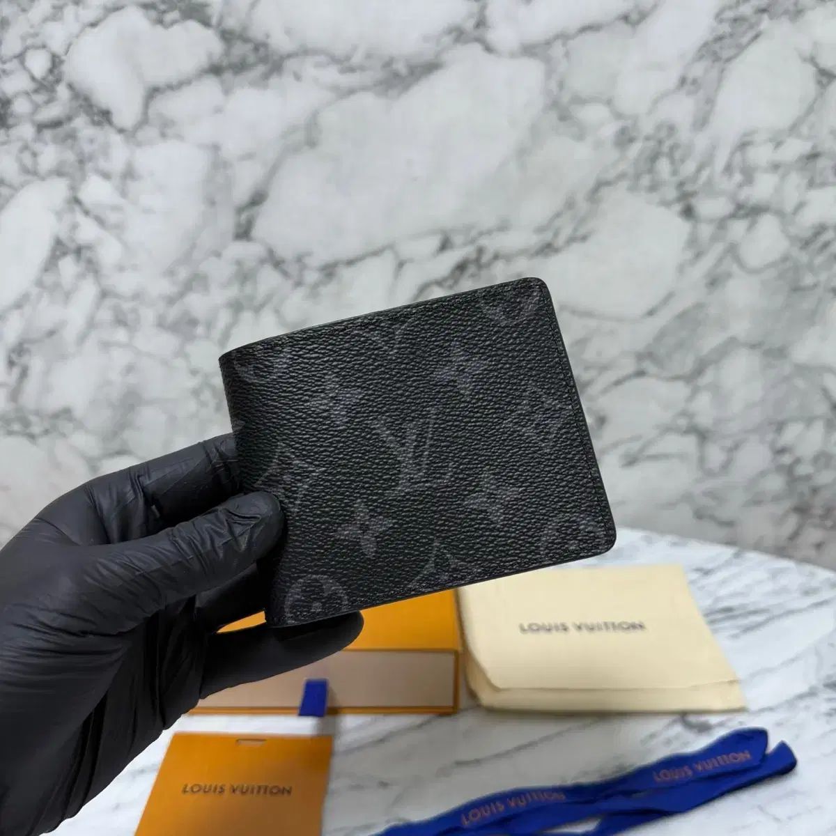 Louis Vuitton ルイヴィトン エクリプス Slender ウォレット 二つ折り財布