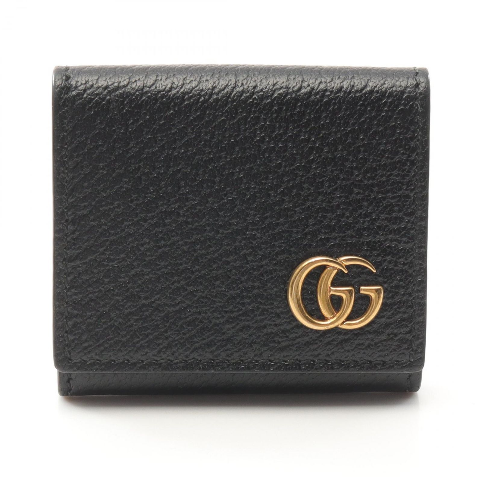 グッチ GUCCI コインケース GGマーモント 473959 ブラック レザー GGマーモント コインケース ユニセックス Used A