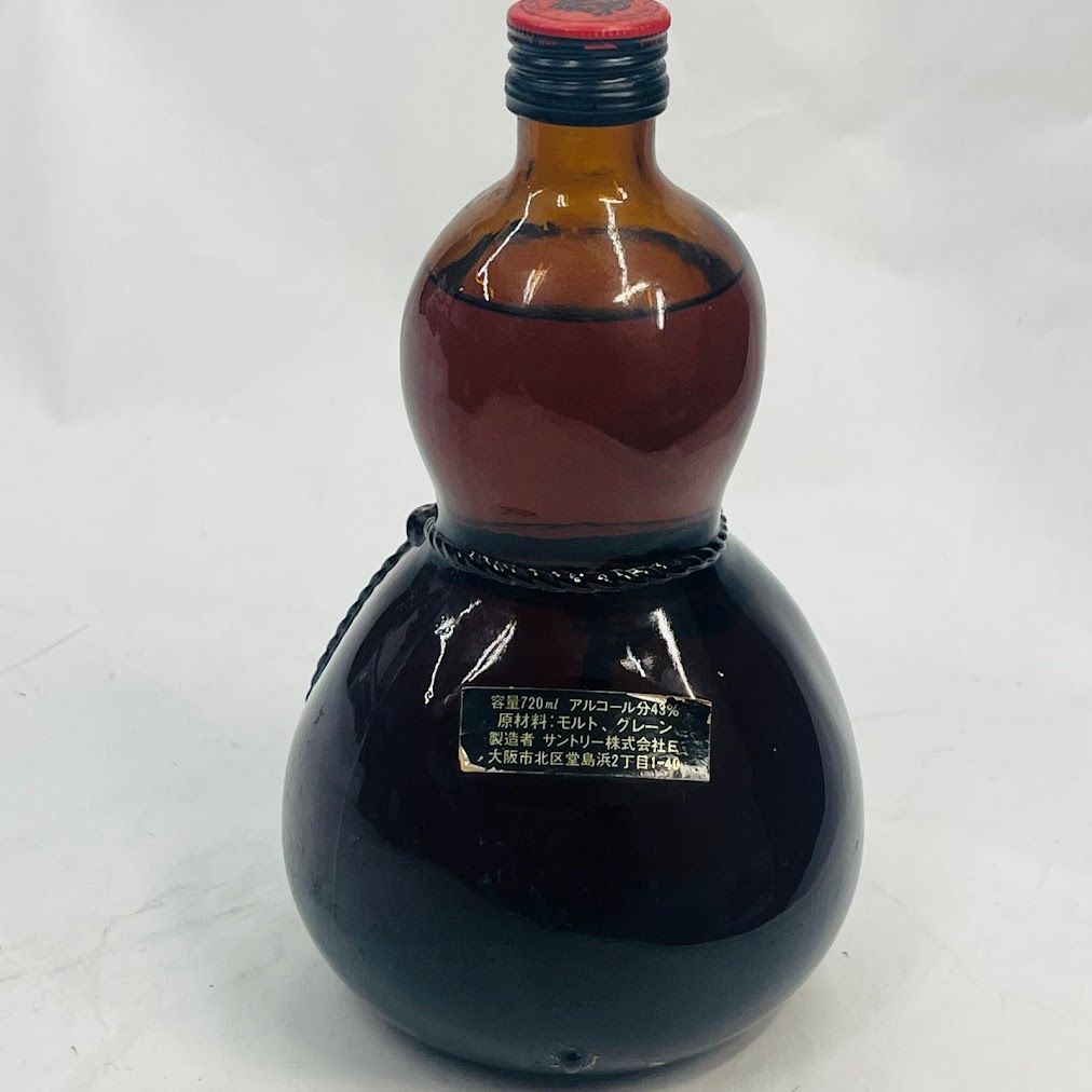 未成年の飲酒は法律で禁じられています サントリー 築城400年ひょうたんボトル720ml43度寿刻激 ボトル