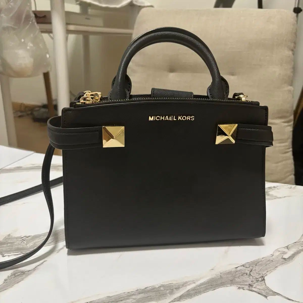 Burberry(バーバリー) クロスバッグ (カーキ) 中古】バーバリー Trench