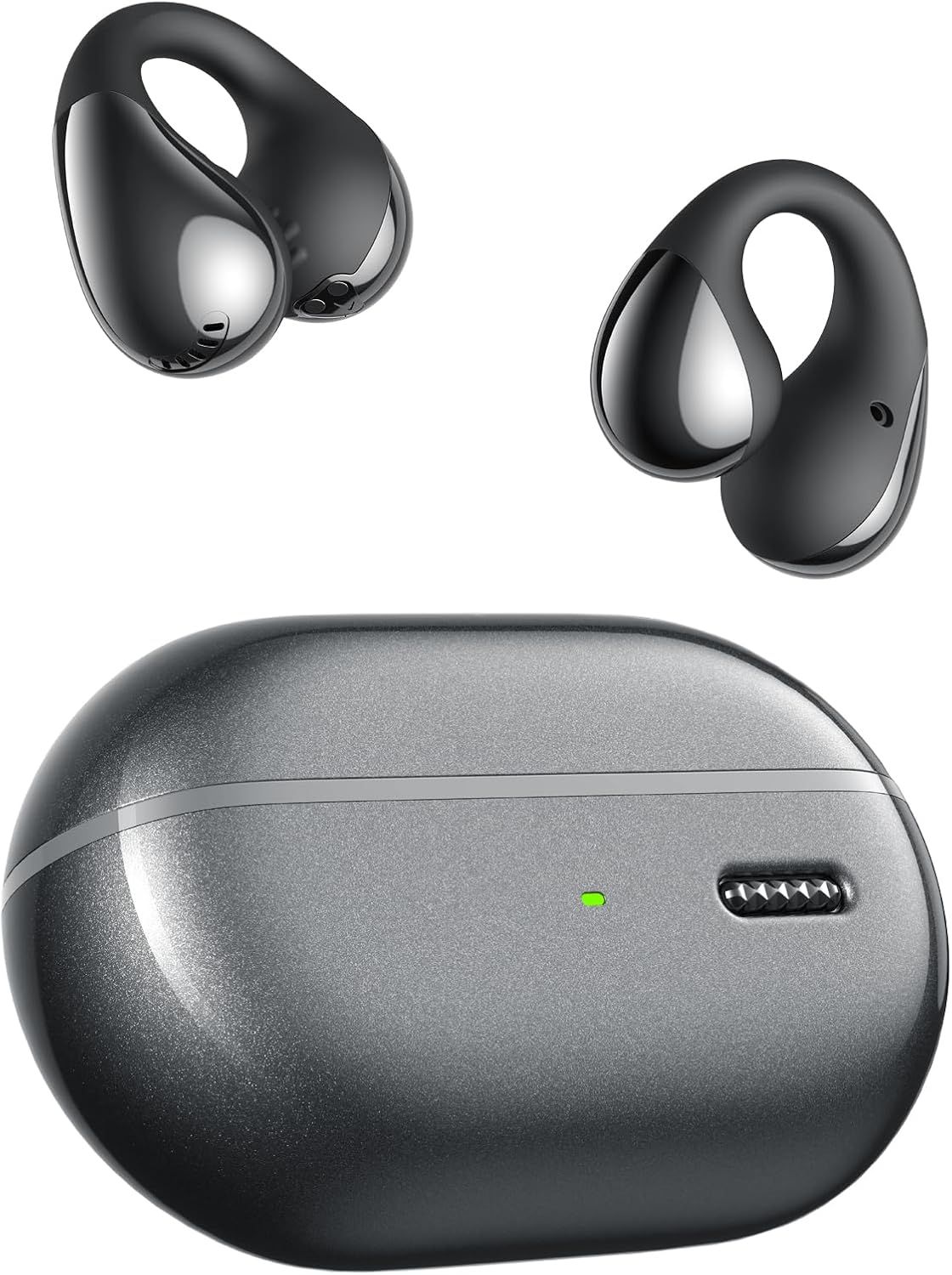SOUNDPEATS CC イヤーカフ イヤホン 【オープンイヤー ワイヤレスイヤホン Bluetooth 5.4/マルチポイント接続/IPX5防水/最大24時間再生/急速充電対応/専用アプリ/ダイナミックEQ】耳挟み式イヤホン サ