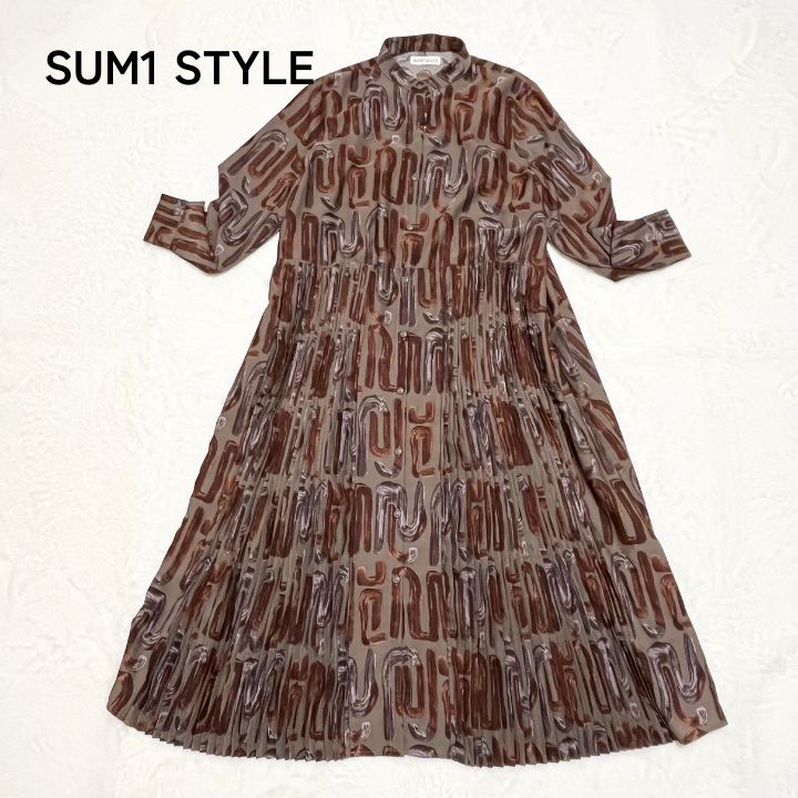 ☆新品・タグ付き☆ 【 SUM1 STYLE 】スミスタイル イアパピヨネ 総柄 