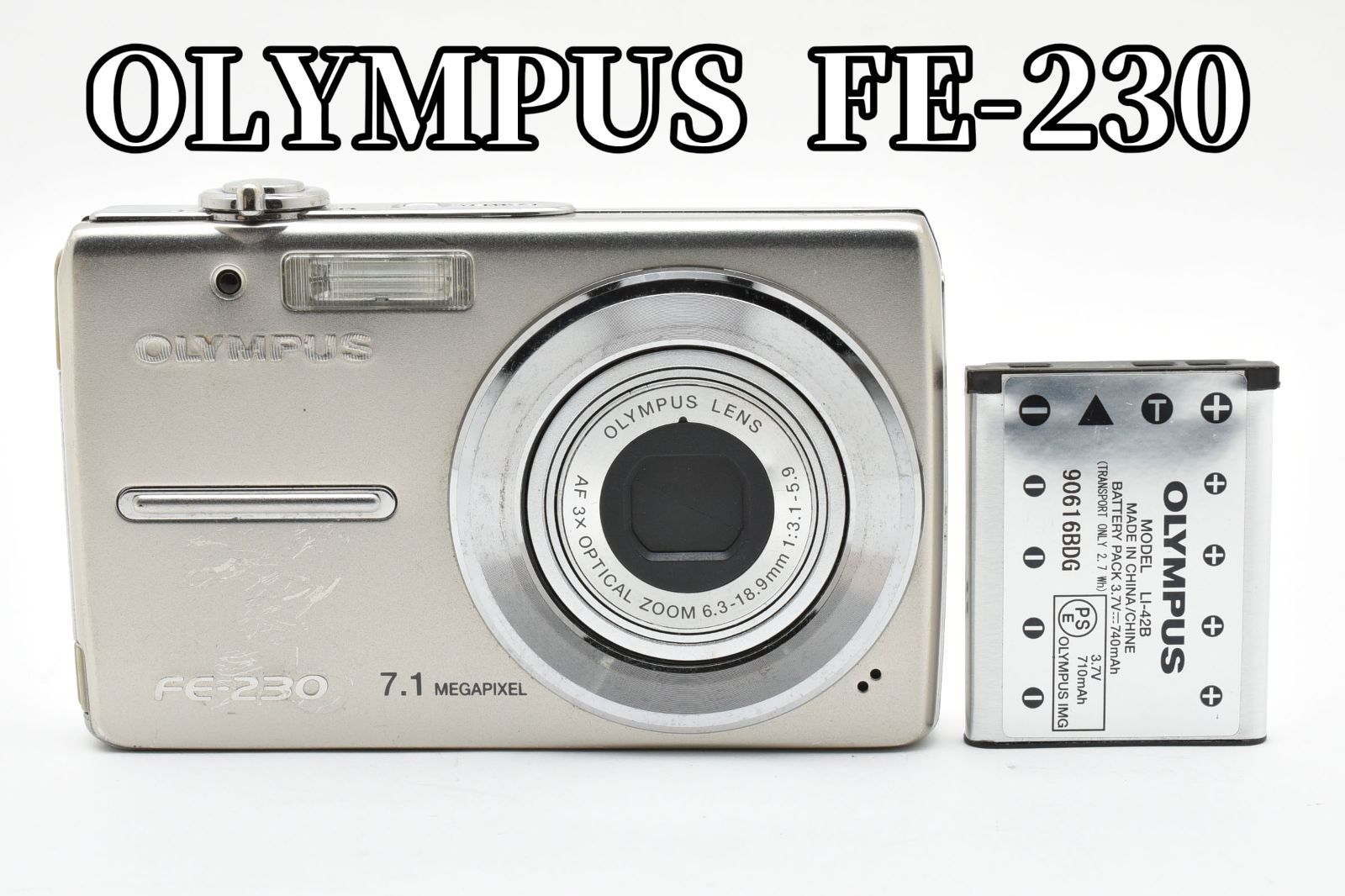 OLYMPUS FE-230 コンデジ 動作品 希少品】OLYMPUS CAMEDIA FE OLYMPUS FE-230 コンデジ 動作品 希少品】OLYMPUS CAMEDIA FE