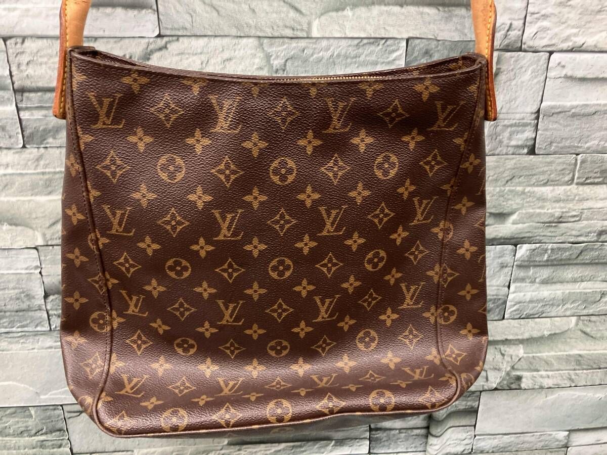 LOUIS VUITTON ルーピングGM モノグラム バッグ ルイヴィトン