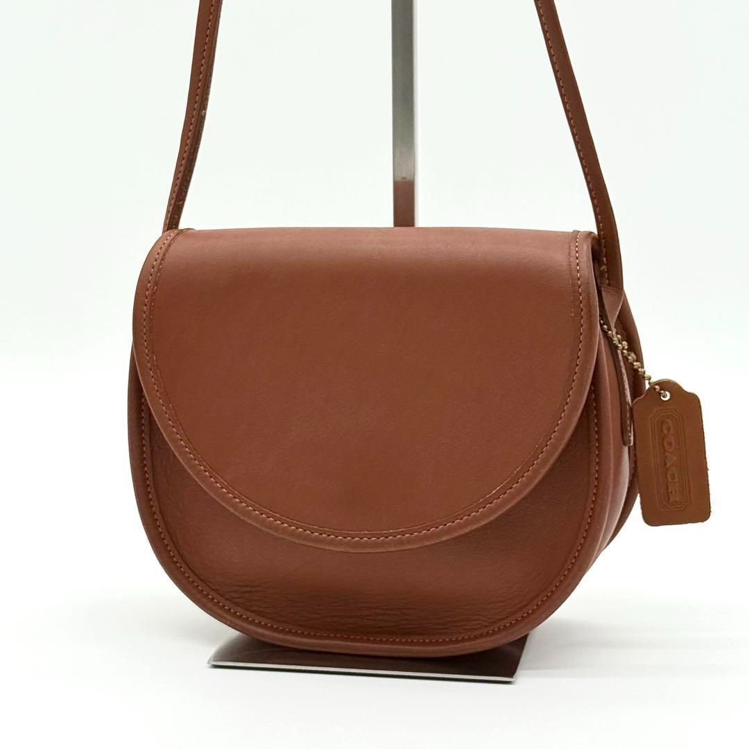 美品】OLDCOACH ポシェット ショルダーバッグ フラップバッグ