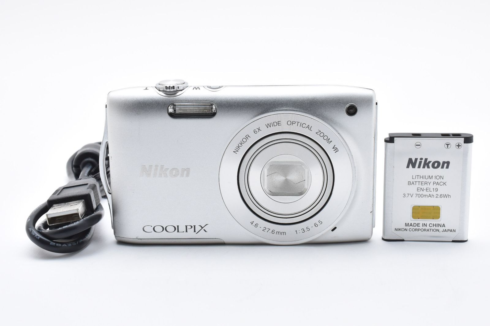 良品 Nikon coolpix S3300 クリスタルシルバー 【公式通販】