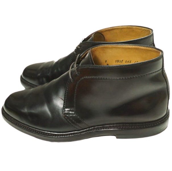 ALDEN オールデン アメリカ製 シェルコードバン チャッカブーツ 1357 US9D 27cm Burgundy バリーラスト 2アイレット シューズ g23547