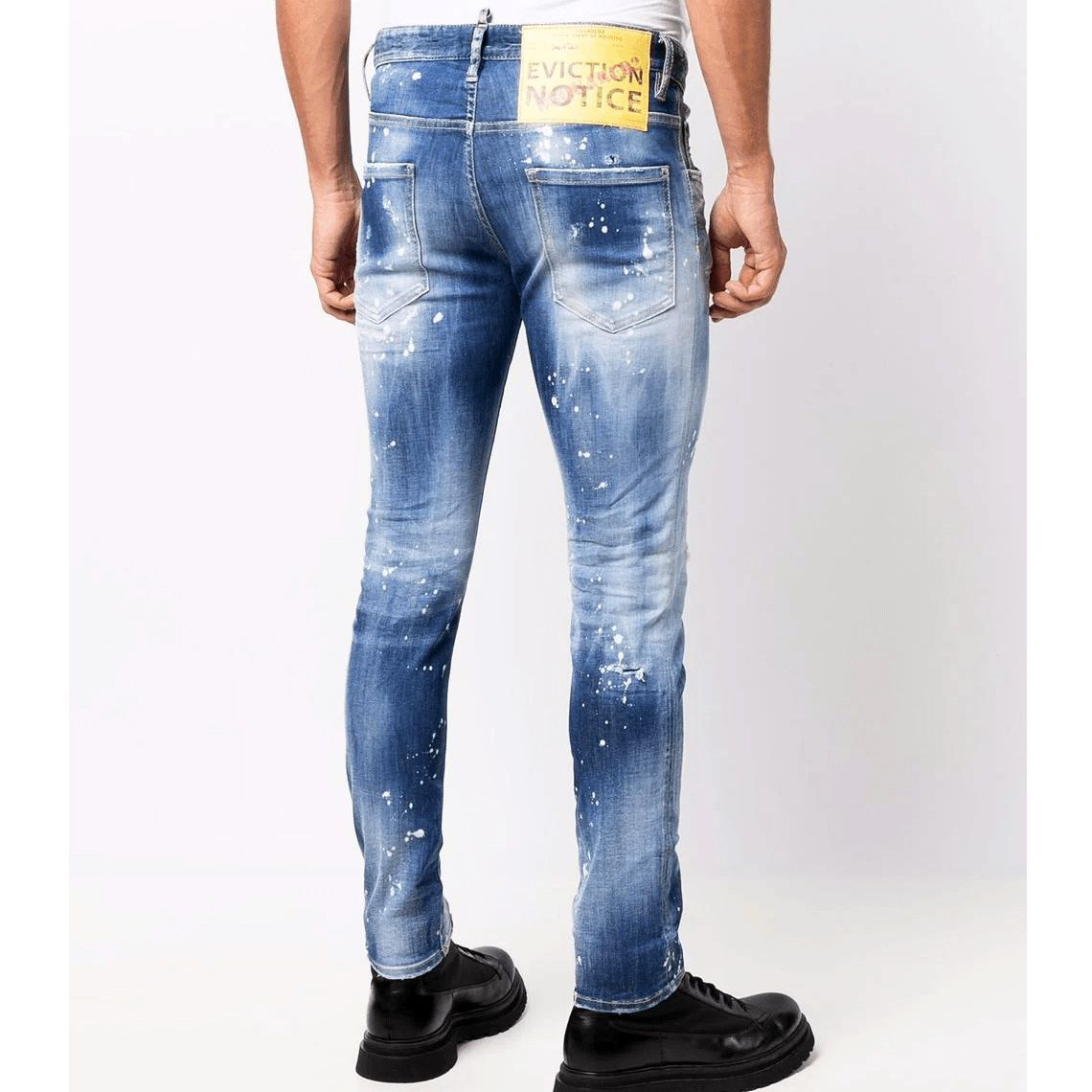 DSQUARED2 ディースクエアード S74LB1060 インディゴ SKATER JEAN 