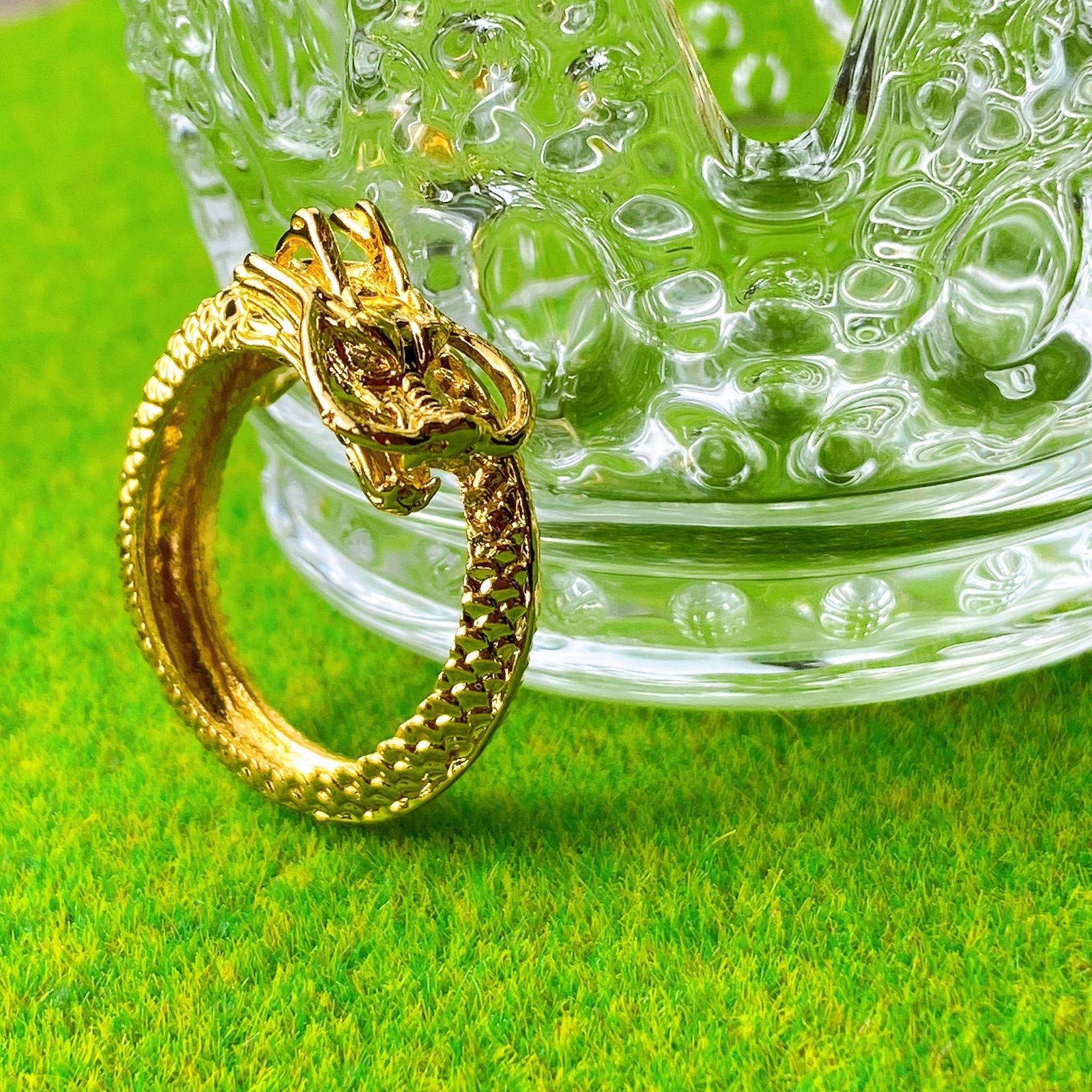 K24純金 ドラゴンモチーフ リング 楽天市場】純金 ドラゴン リング 指輪 レディース 女性 24金 K24