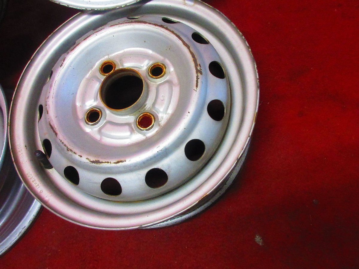 C45 12x3.50B 4穴 スチールホイール 4本セット ハブ59 【公式通販】