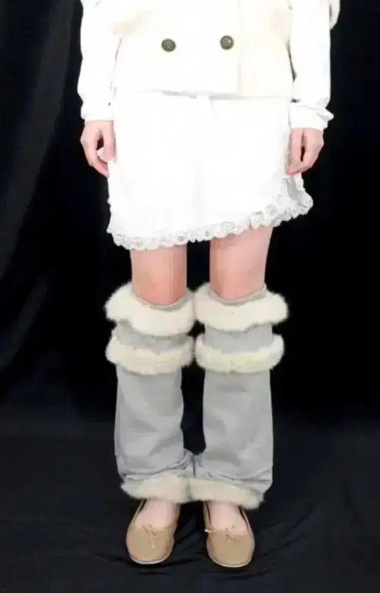 ショップフェアリー バンド ファー レッグウォーマー