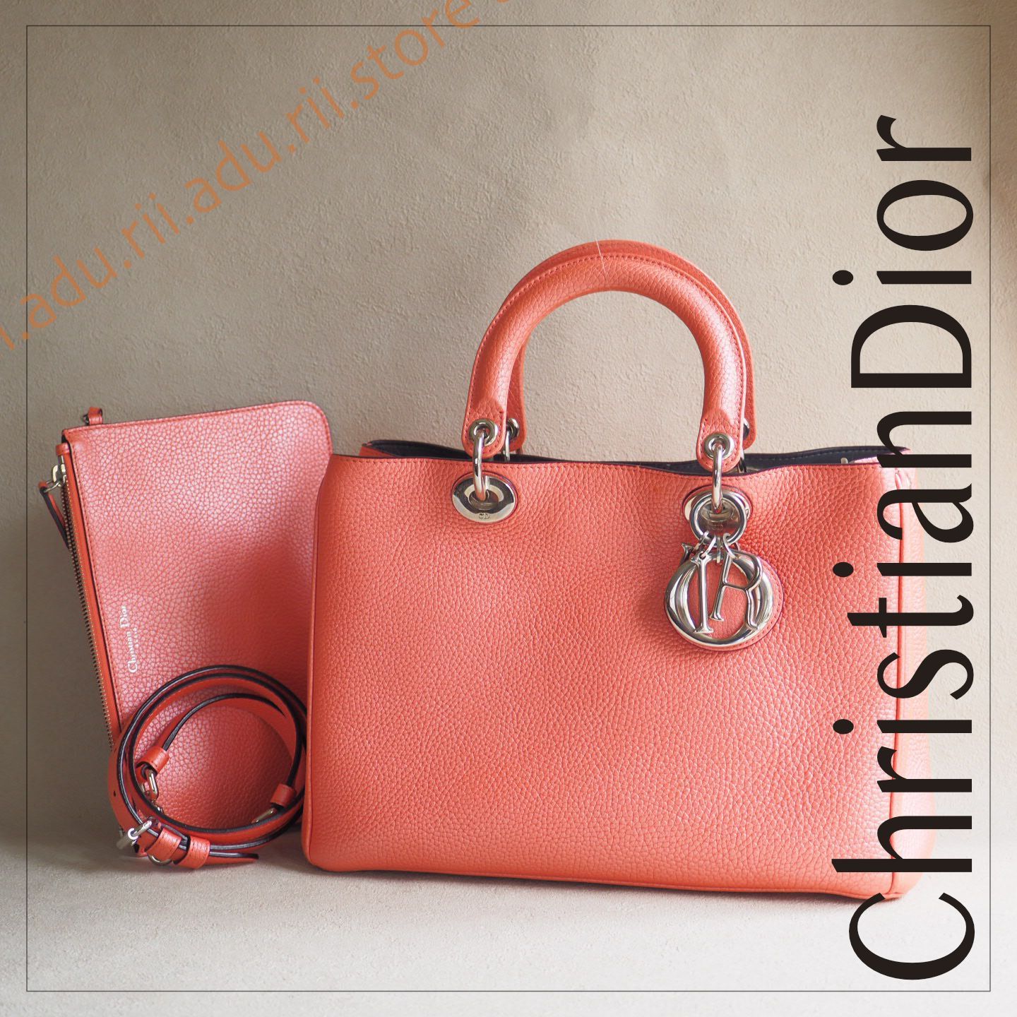 極美品☆ クリスチャンディオール ChristianDior ディオリッシモ 2way トートハンドバッグ ショルダーバッグ レディディオール  ブランド◇ - メルカリ