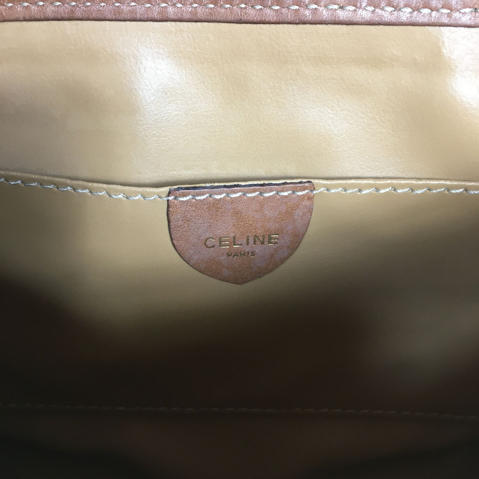 2503-70｜美品｜セリーヌ ショルダーバッグ ブラウン マカダム