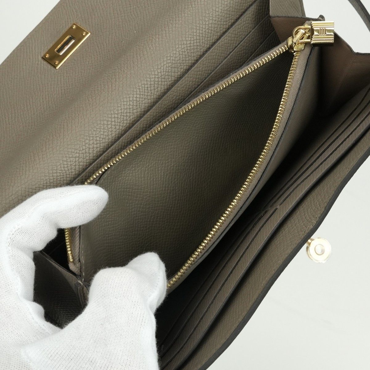 エルメス HERMES ケリーウォレット ケリーウォレットロング 財布 長  