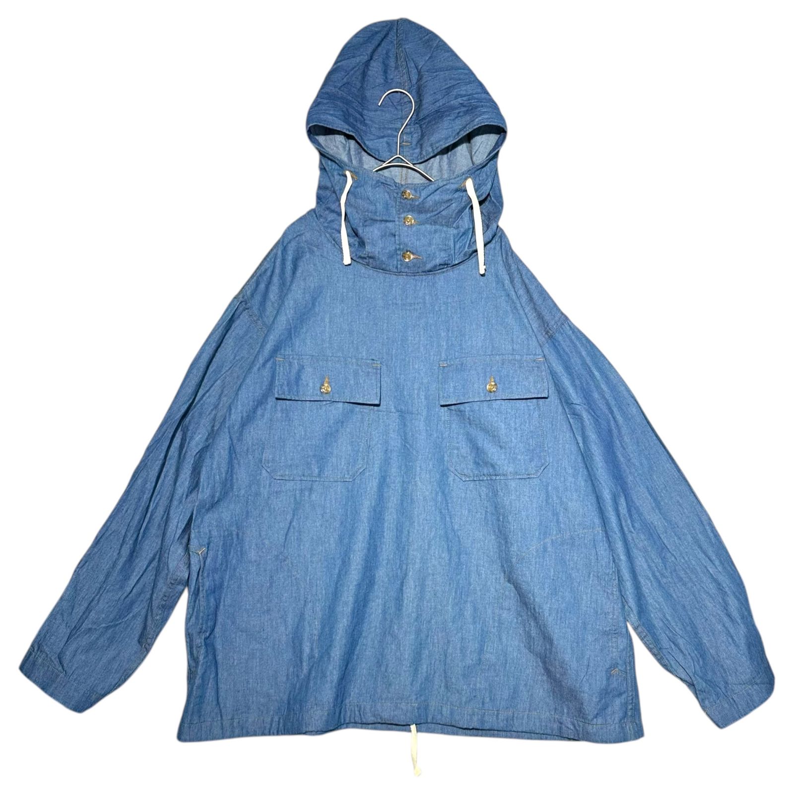 極美品 エンジニアードガーメンツ 現行 カグール デニムシャツ プルオーバー Engineered Garments(エンジニアードガーメンツ) 21AW CAGOULE