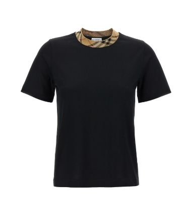 BURBERRY バーバリー レディース ラウンド チェック 半袖 Tシャツ