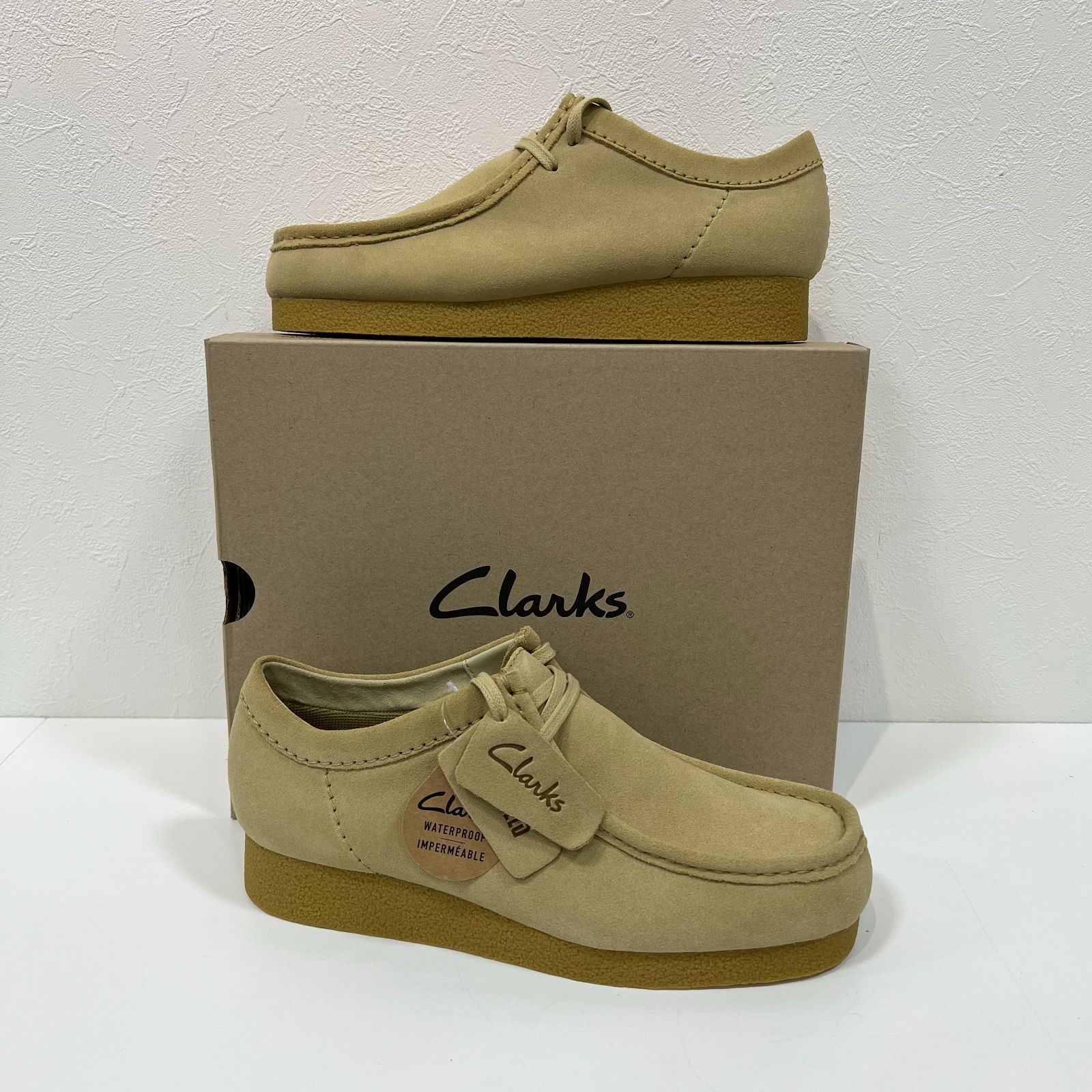 Clarks Wallabee EVO WP Maple UK7.5 ワラビー Clarks Wallabee EVO WP