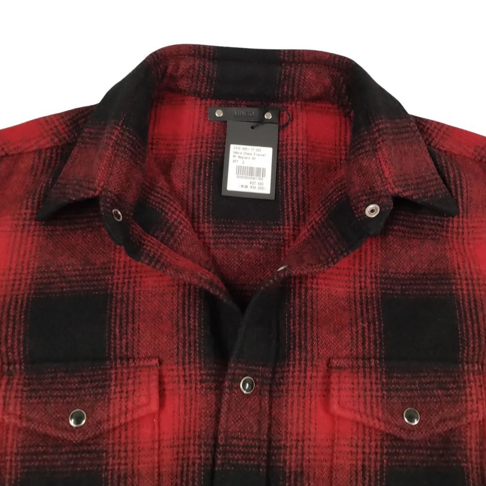 MINEDENIM マインデニム Ombre Check Flannel RF Western SH