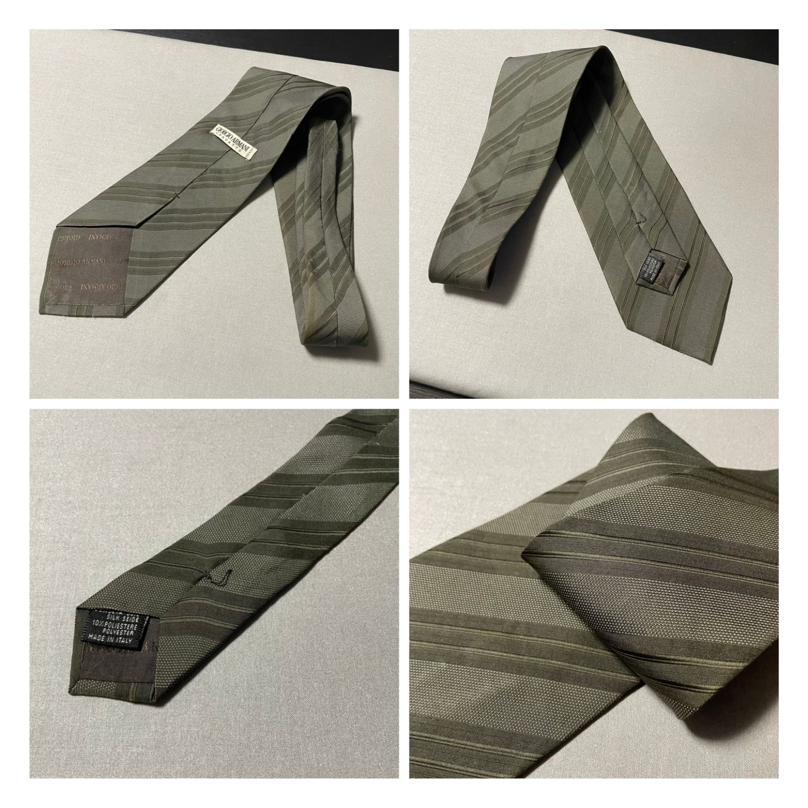 ジョルジオ アルマーニ GIORGIO ARMANI ハイ ブランド ネクタイ 古着