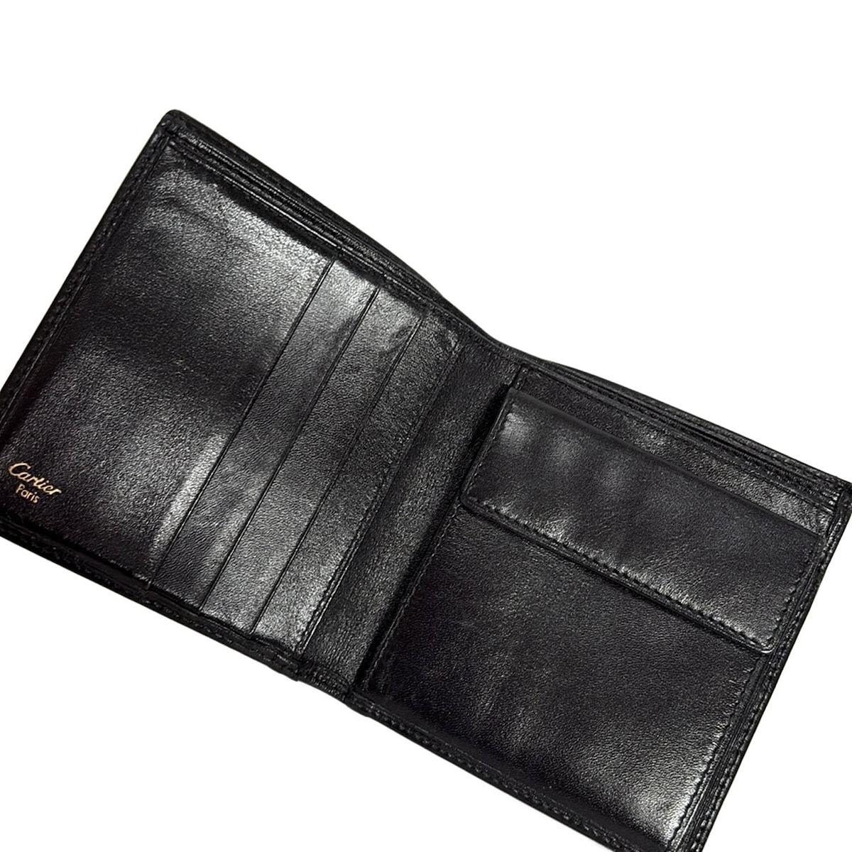 Cartier カルティエ パシャ 折り財布 黒 bs3361.jpg